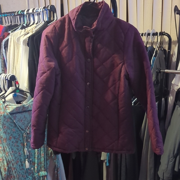 Stillwater Supply Co. Jackets & Blazers - Women's Quilted Puffer Jacket - Deep Purple